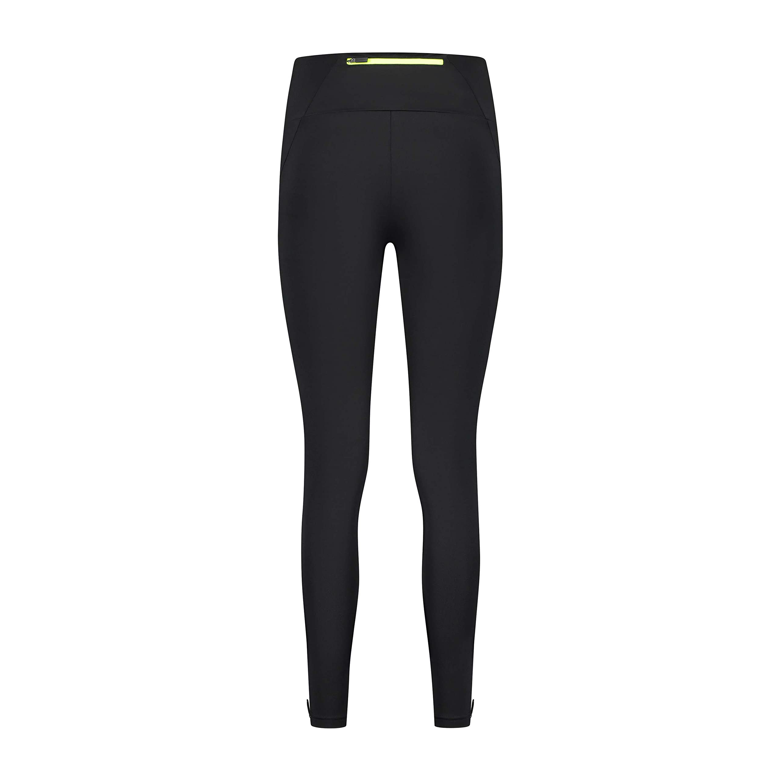 Rogelli Core Laufhose Damen - Lange Lauftight - Schwarz/Fluor - Größe M