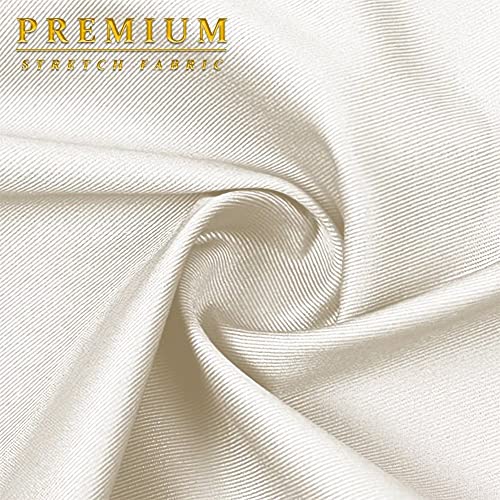 Hybrid & Company Women's Ultra Stretch Perfectly Shaping Mid Rise Skinny Bermuda Shorts with Pockets4