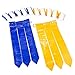 WYZworks Flag Football Set - 12 Belts, 18 Blue Flags & 18 Yellow Flags