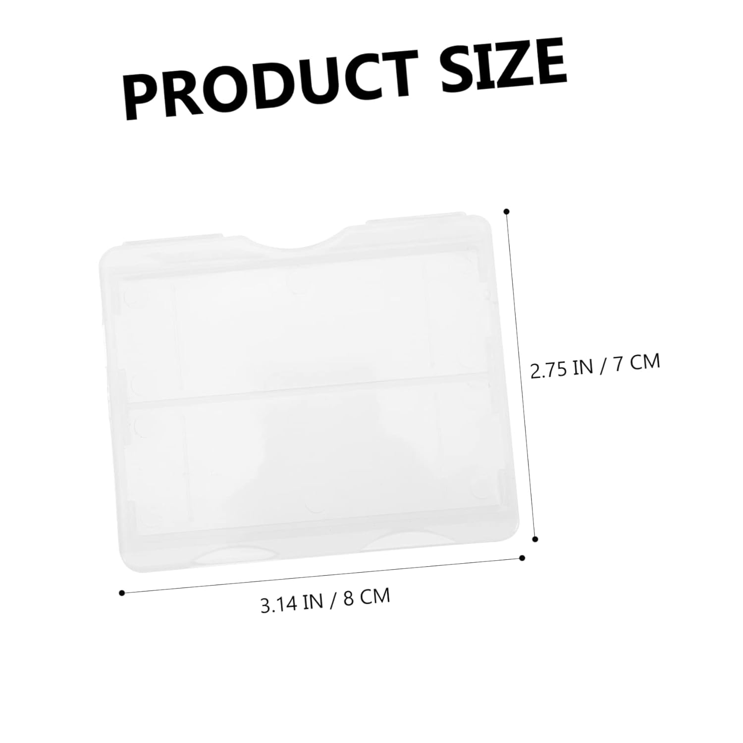 Zerodeko 100pcs Microscope Slide Storage Container Glass Slide Holder Latching Lid Stackable Microscope Organizer for Sample Management