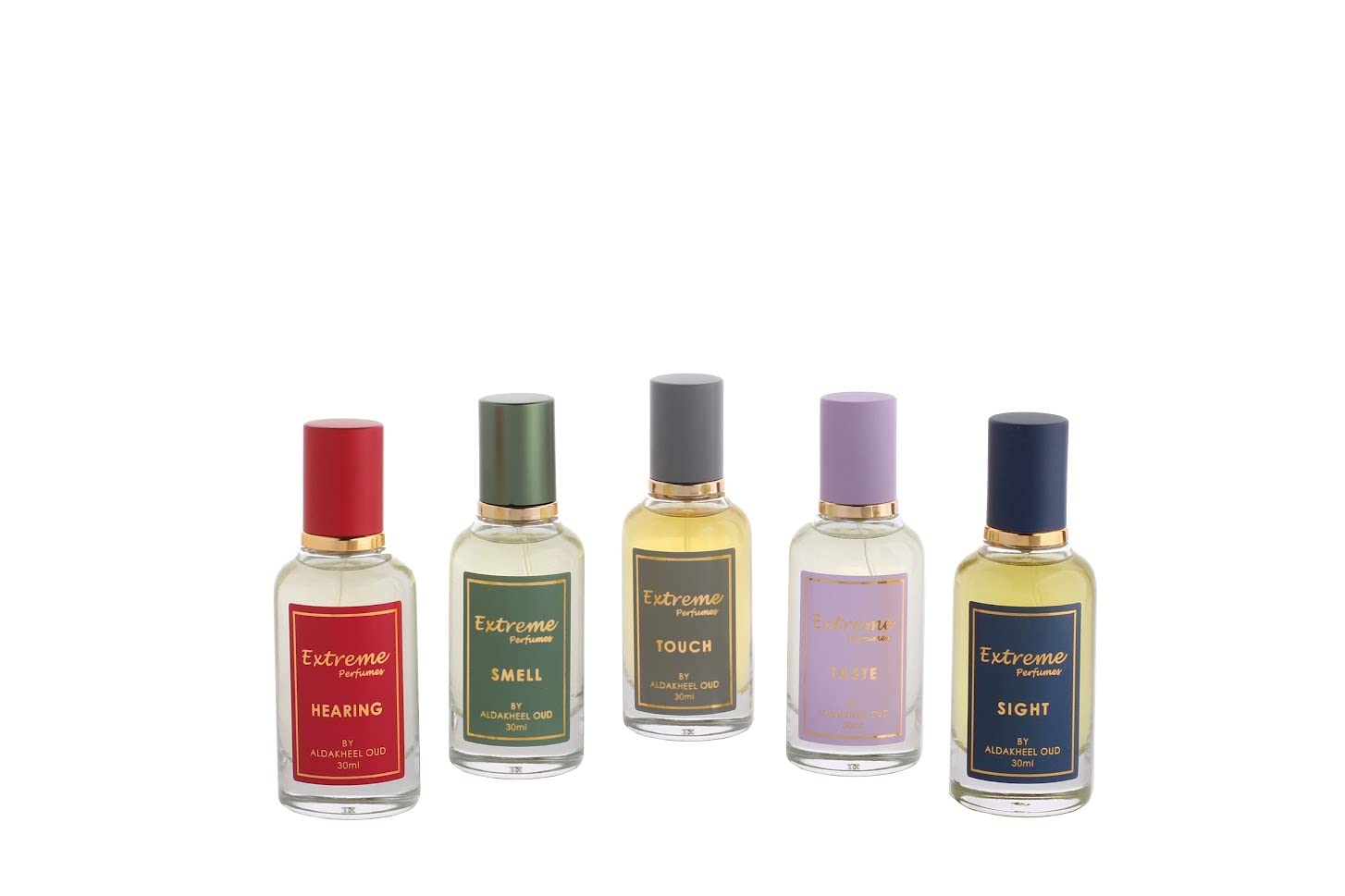 Al-Dakheel Oud The Five Extreme Perfumes Spray Set 30 ml, 5-Pieces