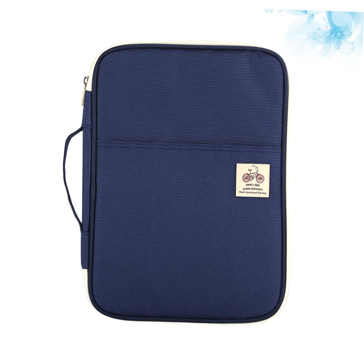 SHINEOFI Multifunktionale A4 Dokumententasche Mit Reißverschluss Business Portfolio Organizer Große Aufbewahrungstasche Für Reisen Und Büro Marineblau Für Herren Und Damen