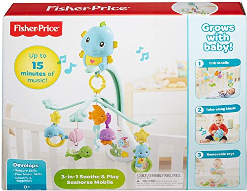 Fisher Price 3-In-1 Soothe And Play Seahorse Mobile #TOP5