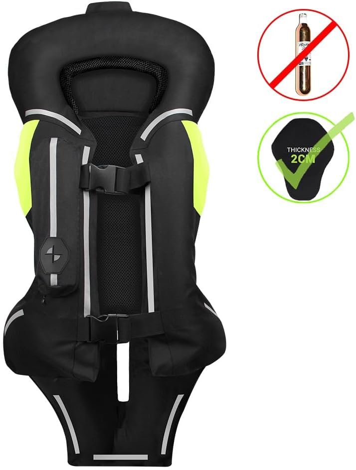 Upgraded Motorcycle Airbag Vest,Breathable Waterproof with Reflective Strips,Protective Gear for ATV,UTV Motocross Ricing - Image 7