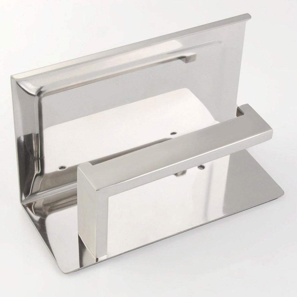 Portarrollos de papel higiénico SUS304 Portarrollos de papel higiénico adhesivo de acero inoxidable Portarrollos de papel higiénico autoadhesivo Portarrollos de papel higiénico Sin perforación-Níquel