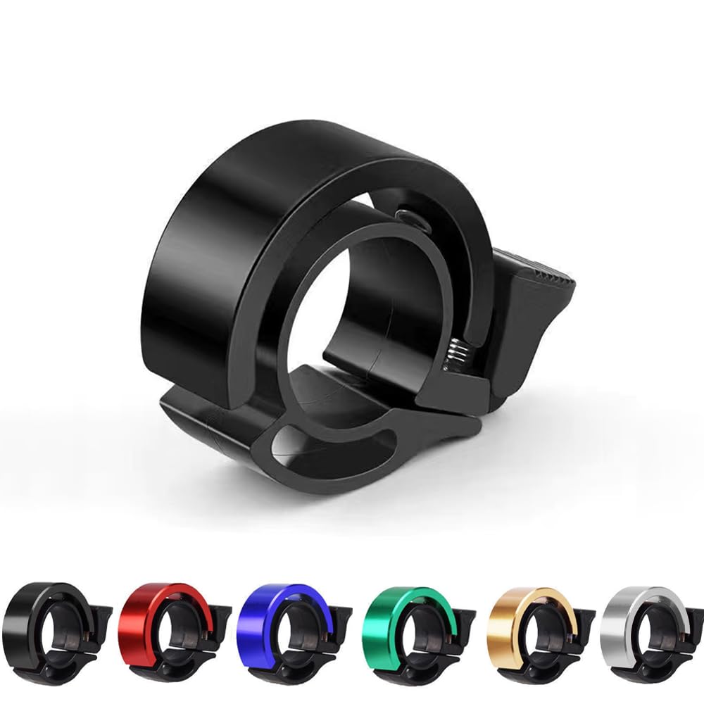 自転車 ベル 軽量 パイプ径 22mm 1個入り アルミニウム合金 防錆 隠れる式 クリアな音 取り付け簡単 自転車ベル 耐久性 自転車 ロードバイク マウンテンバイクに適しています [並行輸入品] - 1