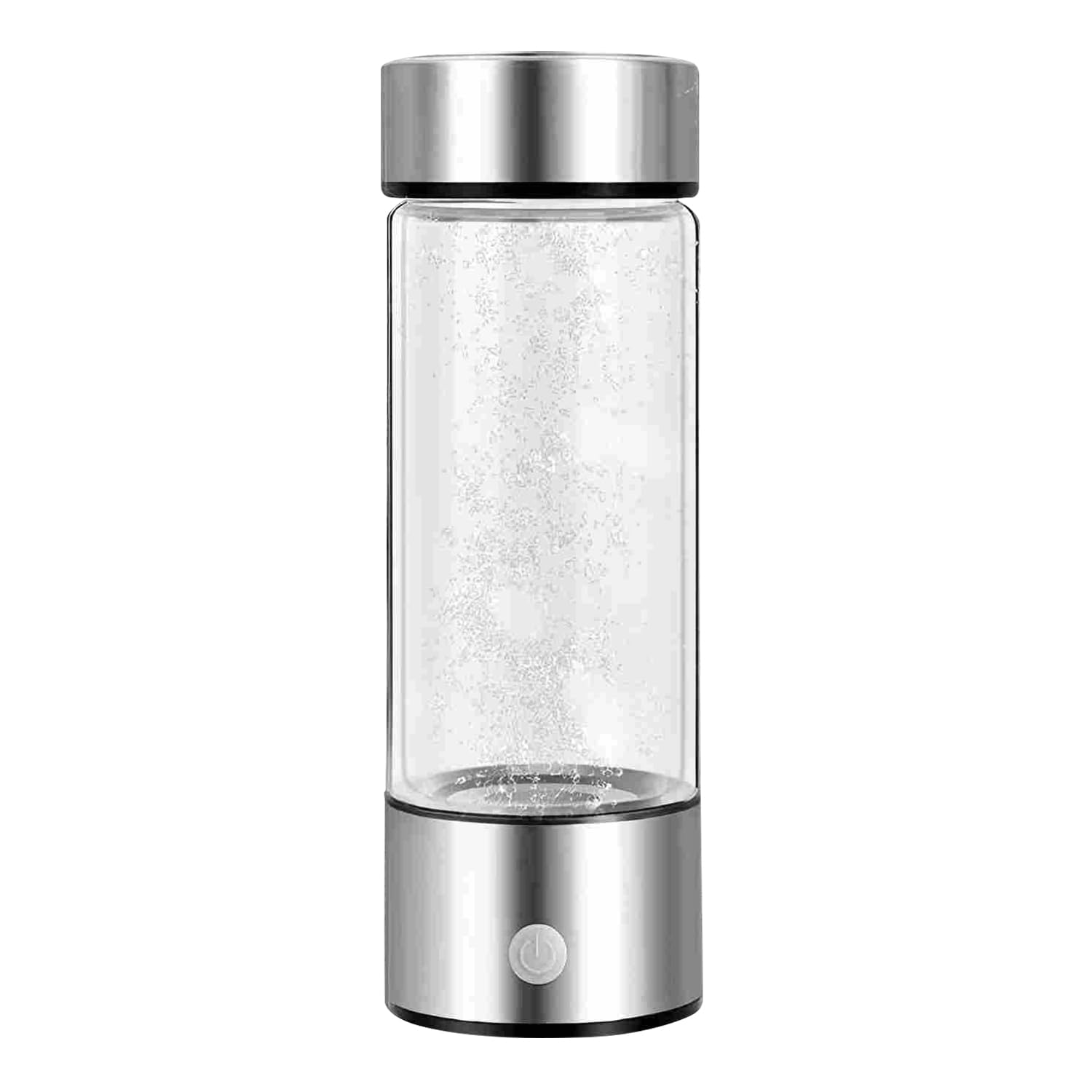 Hydrogen Water Bottle Generator, Portable Rechargeable Hydrogen Water Ionizer Machine, Rich Water Glass Health Cup 420ml Hydrogen Rich Water for Home Office Travel Fitness Drinking