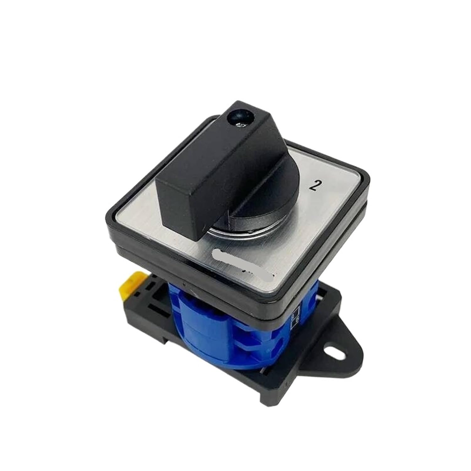 20A DIN Rail Mounted Conversion Selector LW26-20/2 Two Poles Rotation Control Circuit Cam Switch 1Pcs(MOA)