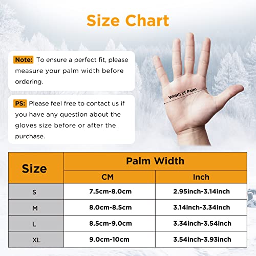 Gants Hiver Vélo VTT Homme Femme Gants Cyclisme Moto Scooter Ecran Tactile Coupe-Vent Antidérapant Étanche Réfléchissant Anti Froid pour Sport Course Jogging Conduite Jardinage Randonnée LEMEGO - Image 7