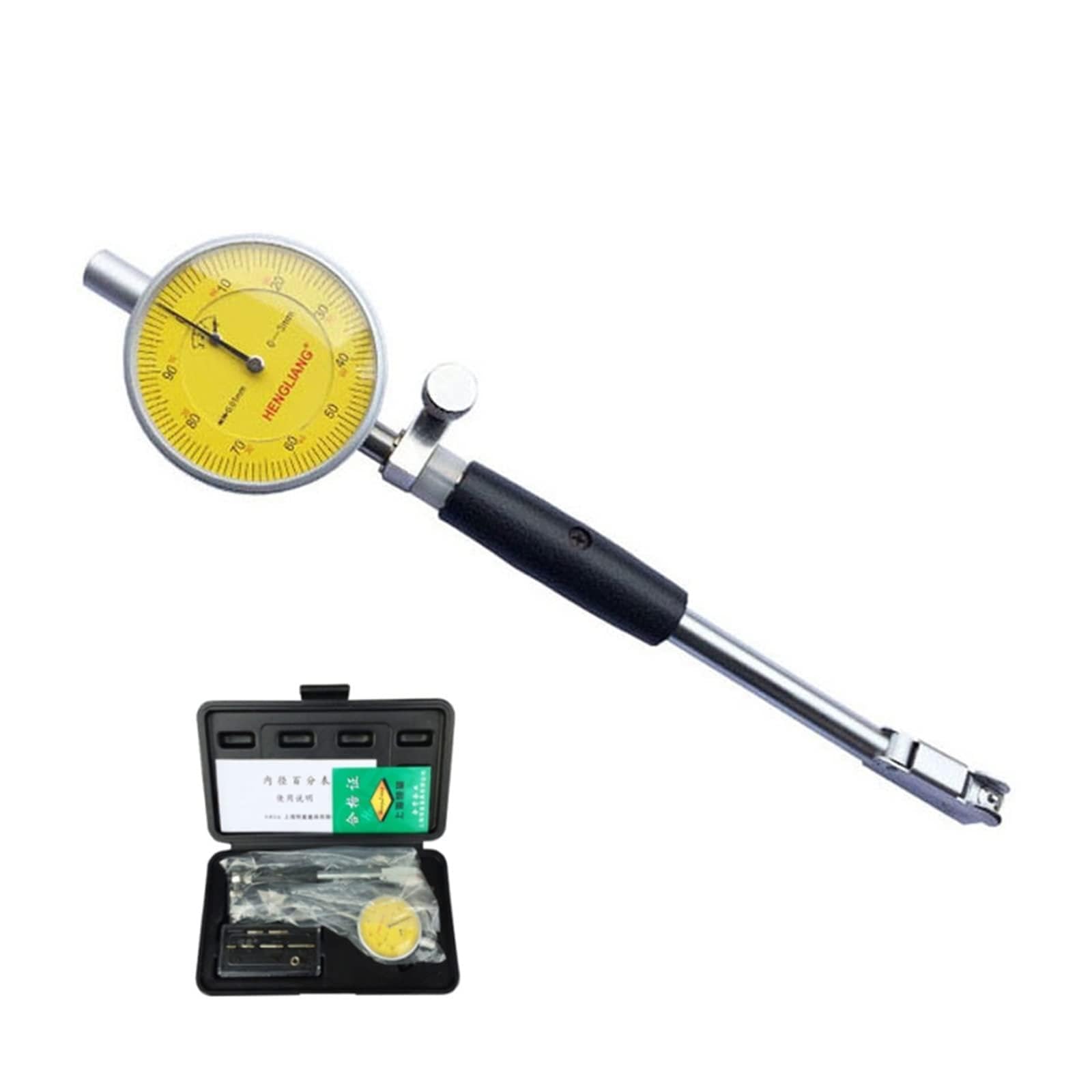 Comparateur à cadran, 6-10 10-18 18-35 35-50 50-160mm Cadran Alésage Jauge Indicateur Cylindre Diamètre Intérieur Cadran Alésage Diamètre Intérieur Jauge Pour imprimante 3D, tour, menuiserie, atelier(