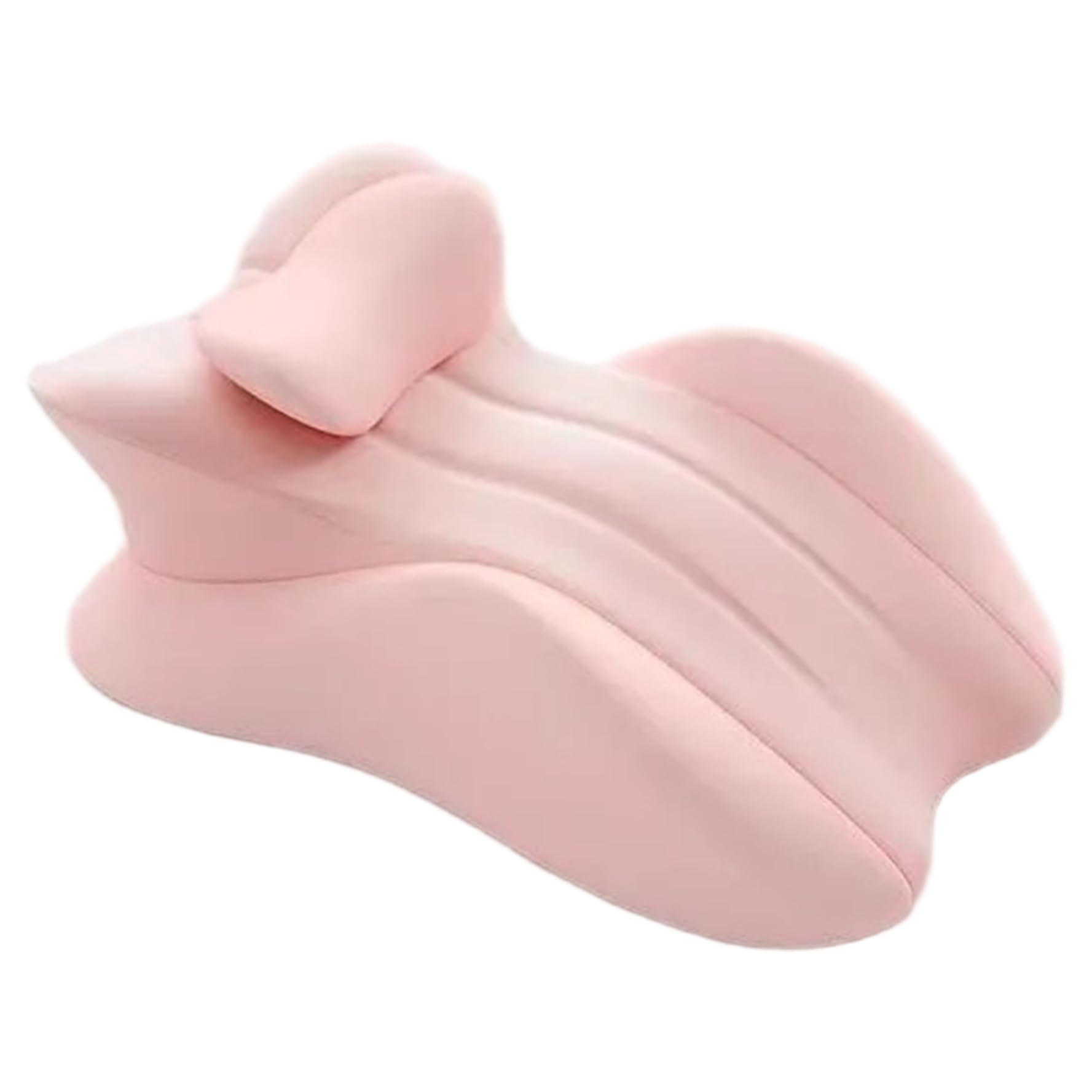 DAGLLGEW Butt Pillow, Memory Foam Ergonomic Prone Pillow with Body-Hugging Curve, Comfortable for Long Sitting or Play Wedge Bed Prone