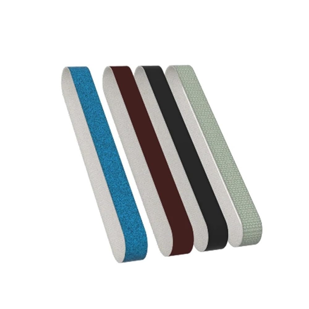 Taśma szlifierska elektryczna ostrzałka do noży profesjonalny kamień do ostrzenia Grit 120/320/600/1000# temperówki narzędzie szlifierskie(Sanding belts 3pcs)