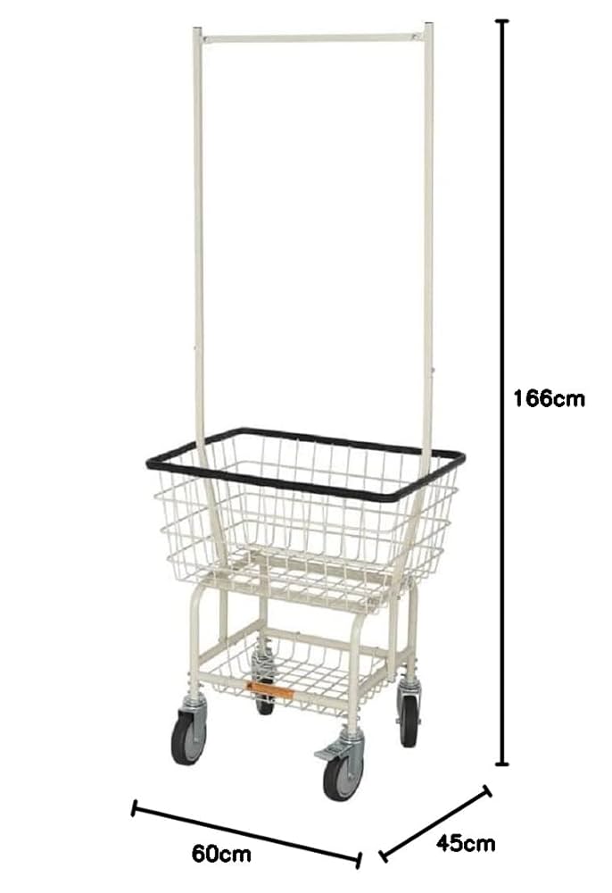 Amazon.co.jp: ダルトン(Dulton) ランドリーカート ウィズ