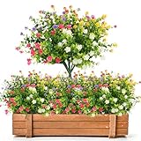 【Décoration multifonctionnelle haut de gamme】 Du bouquet de mariage romantique à l'environnement de bureau moderne, les plantes artificielles résistantes aux intempéries transforment les terrasses, les tombes et les lieux d'événements en oasis fleuries toute l'année.