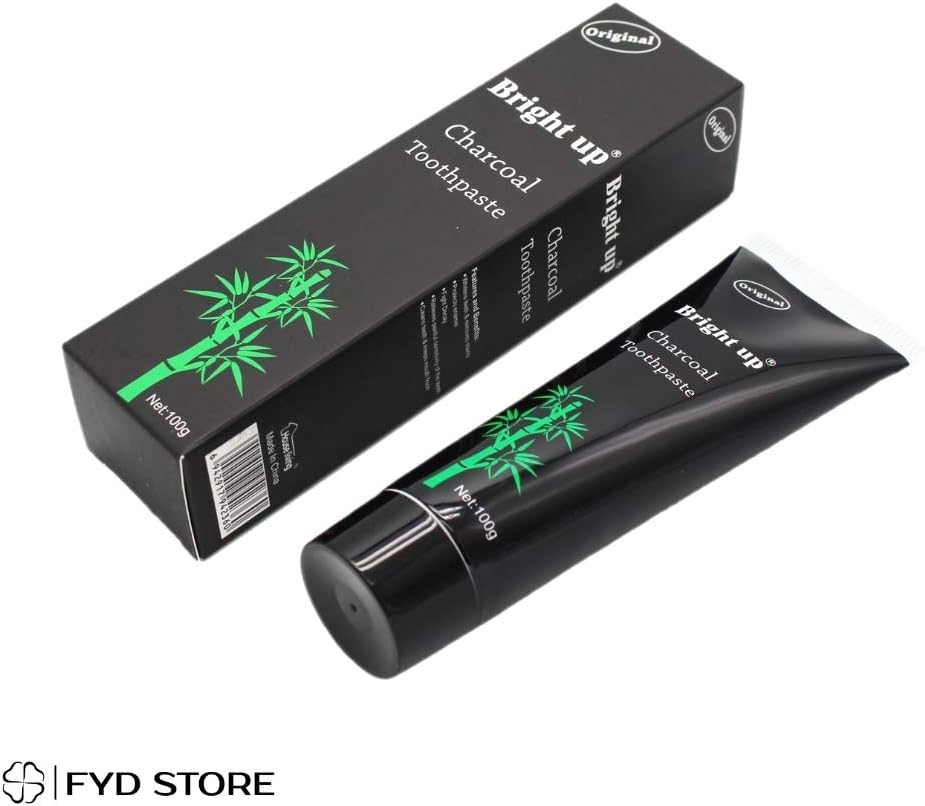 Activated Charcoal Teeth Whitening Toothpaste 3d white,natural organic bamboo charcoal,Destroys Bad Breath Removes Smoke Stains and Coffee Stains,4 oz FROM Bright up … (ONE Pack)
