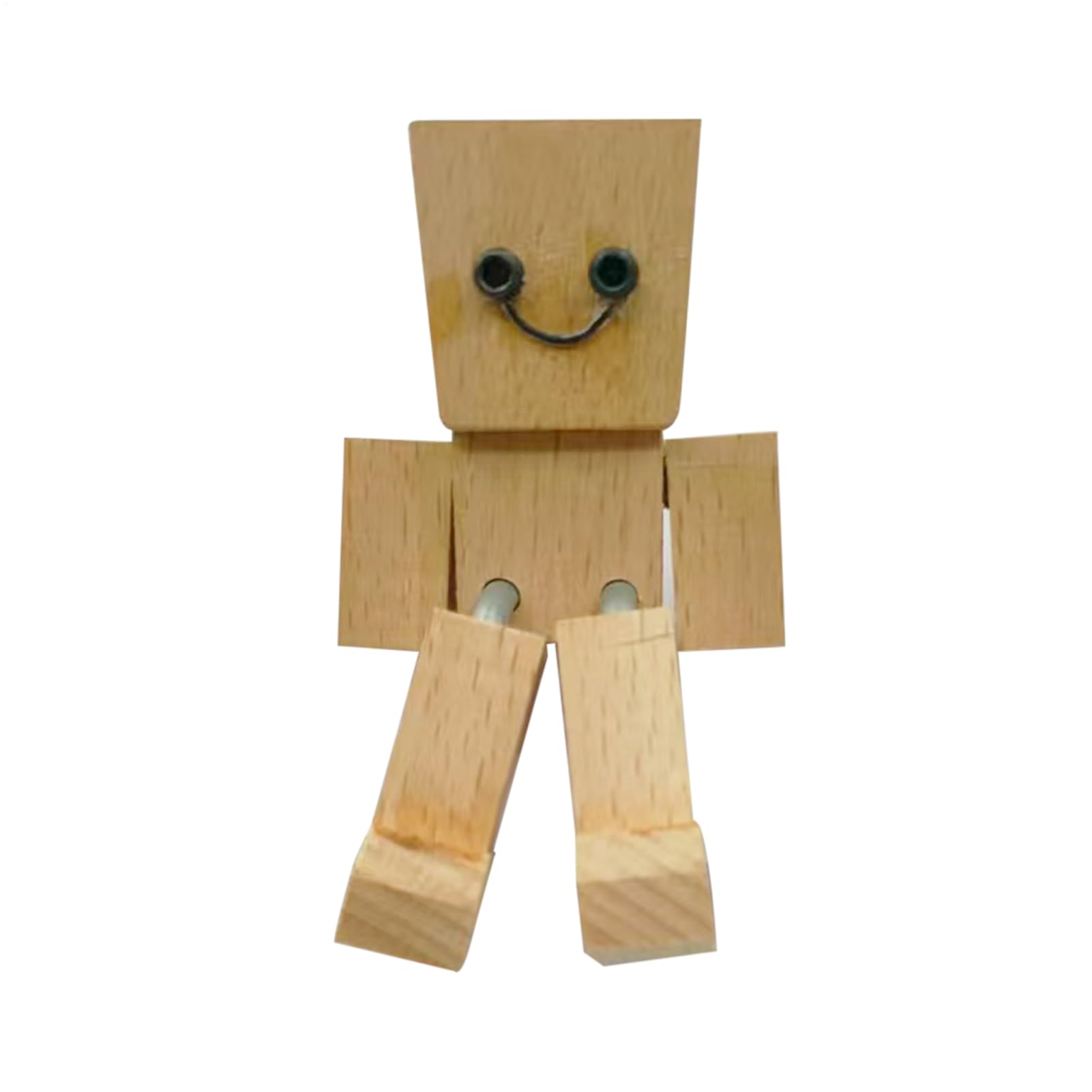 Figurine en bois pour voiture articulée et magnétique à fixer sur le tableau