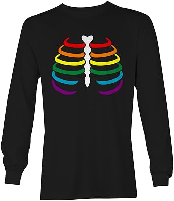 Skeleton Bones Pride Unisex Long Sleeve 