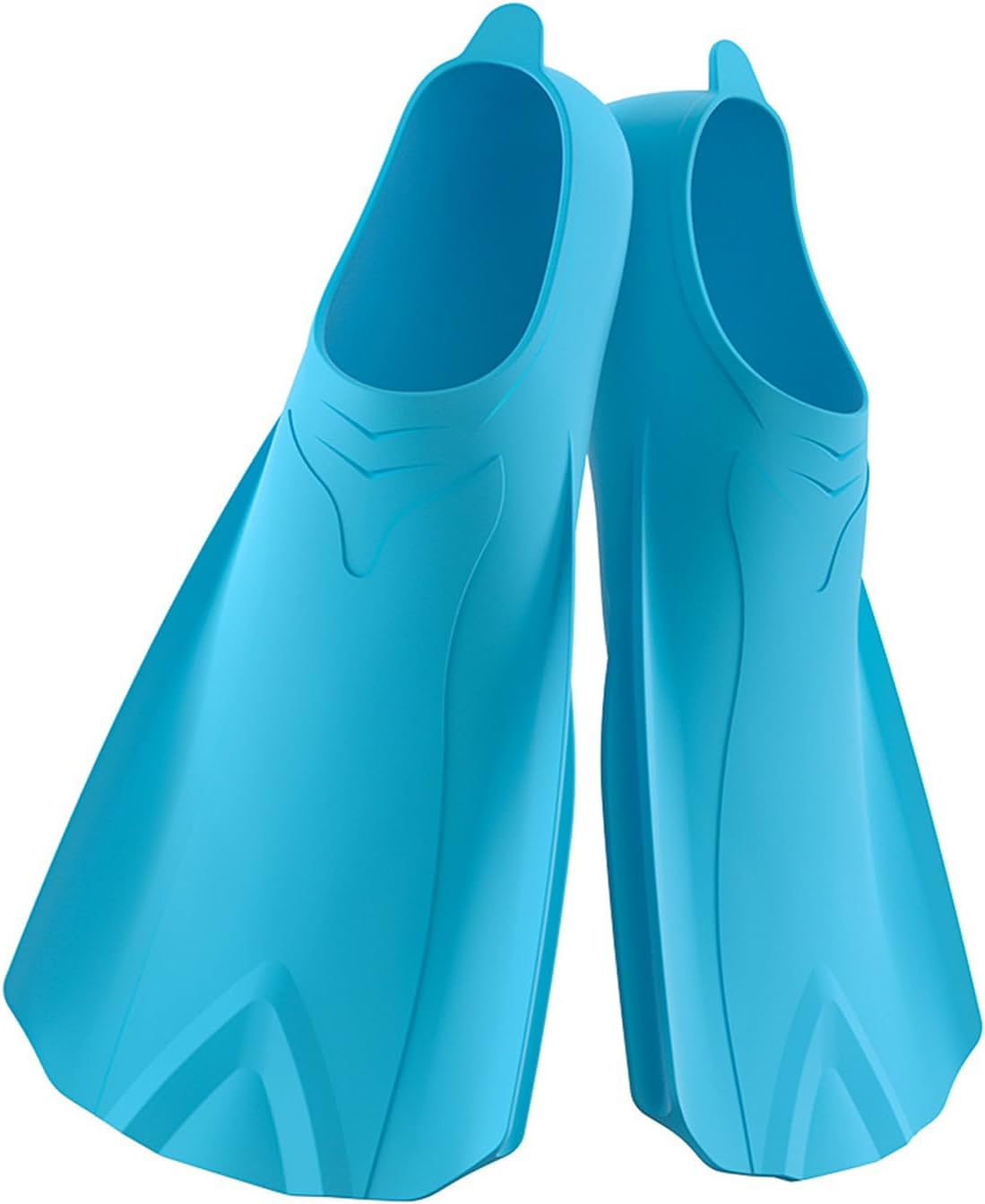Unisex Swimming Training Fins - Freestyle Diving Leisure Training Fins - Special Fins for Snorkeling Swimming (Blue,8)