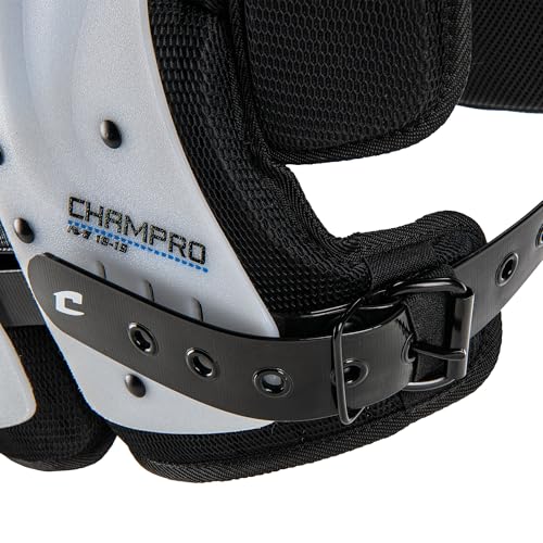 image for Champro Falcon Lineman Shoulder Pad, M, White, Medium