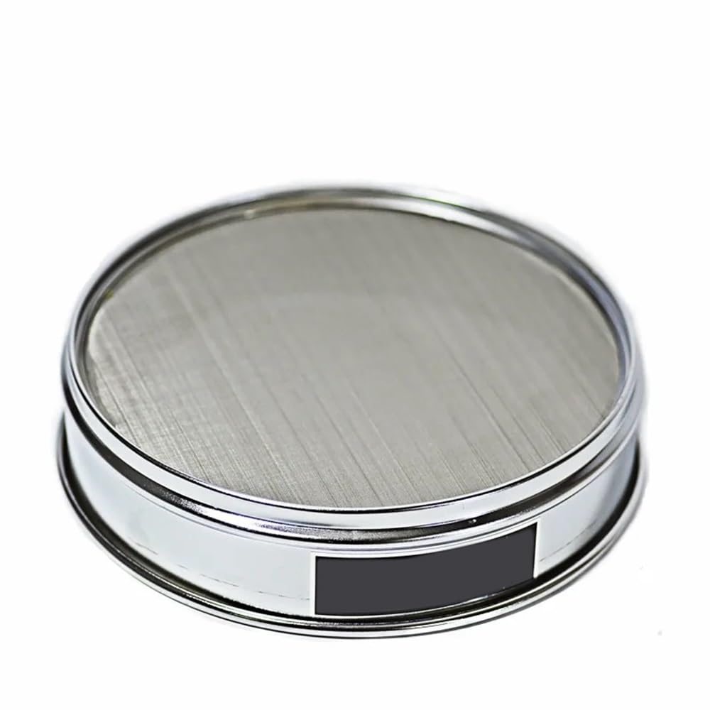 Setaccio for analisi da 20 cm, diametro 12-200 maglie, setaccio for prove di campionamento e ispezione standard laboratorio, for filtro in acciaio inox 304, telaio cromato Attrezzature da laboratorio