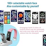 BrilliantHouse Fitness Tracker with Blood Pressure Heart Rate Oxygen Monitor, Activity Sleep & Temperature Smart Watch IP68 Waterproof Pedometer Step Counter for Kids Man Women S5 - Image 4