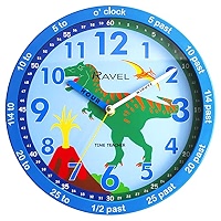 Ravel R.KC.12 Horloge murale d'apprentissage de l'heure pour enfant 25