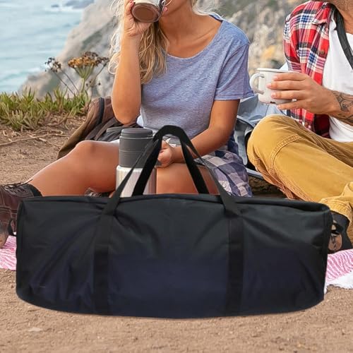 Sac de camping étanche grand volume noir pour matériel outdoor