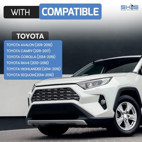 Télécommande Toyota Camry cassée ? Changez votre coque 4 boutons - 4