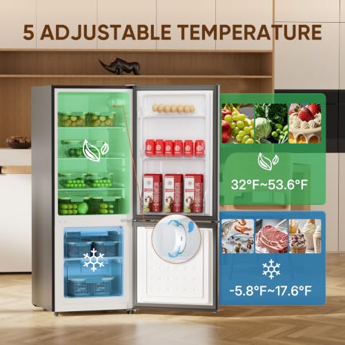 Upstreman 7.1 Cu.Ft Bottom Freezer
