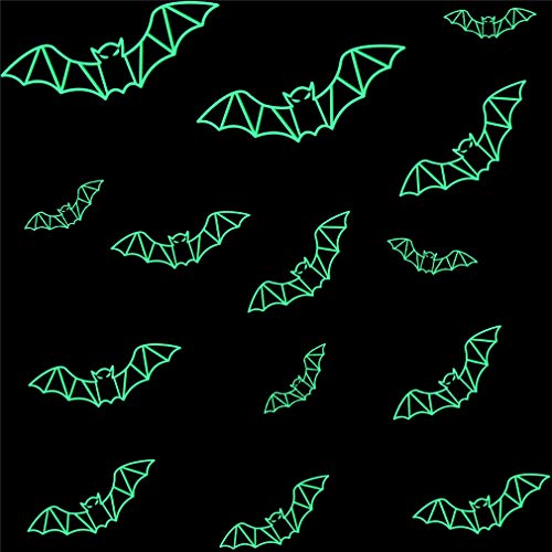 Pegatinas fluorescentes, brillan en la oscuridad