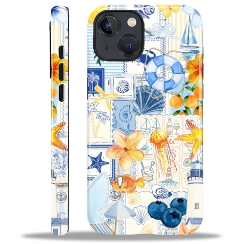 Étui iPhone 14 Plus plage d'été pour sublimer vos vacances en bord de mer