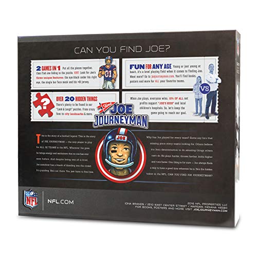 YouTheFan NFL Joe Journeyman 18'' x 24'' 500-Piece Team Puzzle, Team Color (9029601)