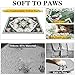 EXPAWLORER Cat Litter Mat, 32”x48” XL Non-Slip Urine Waterproof Litter Trapping Mat Easy to Clean Washable Litter Box Mat for Floor Soft on Kitty Paws, Indoor Food Mats Rug Pads for Bathroom Green