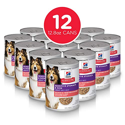 Hill's Science Diet Wet Dog Food, Adult, Sensitive Stomach & Skin, Salmon