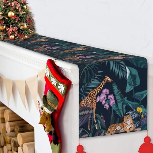 Chemin de table de Noël anti-taches pour protéger et décorer votre buffet