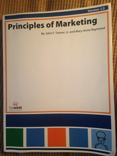 Principles of Marketing (B&W) by Jeff Tanner (2010-05-03)