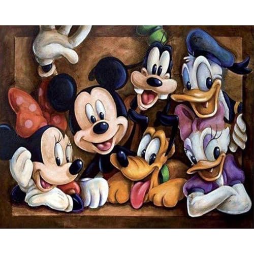 JYLMOOD Paint by Numbers Kits for Adults Painting Kits for Beginners on Scroll Color Canvas Easy DIY Acrylic Pigment Drawing Paintwork for Home Wall Decor Cute Animal 40x50cm/16x20in (No Frame)