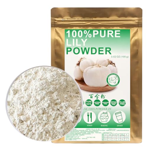 100% Lily Powder 百合粉 100g/3.52oz Natürliche getrocknete Lilienzwi...
