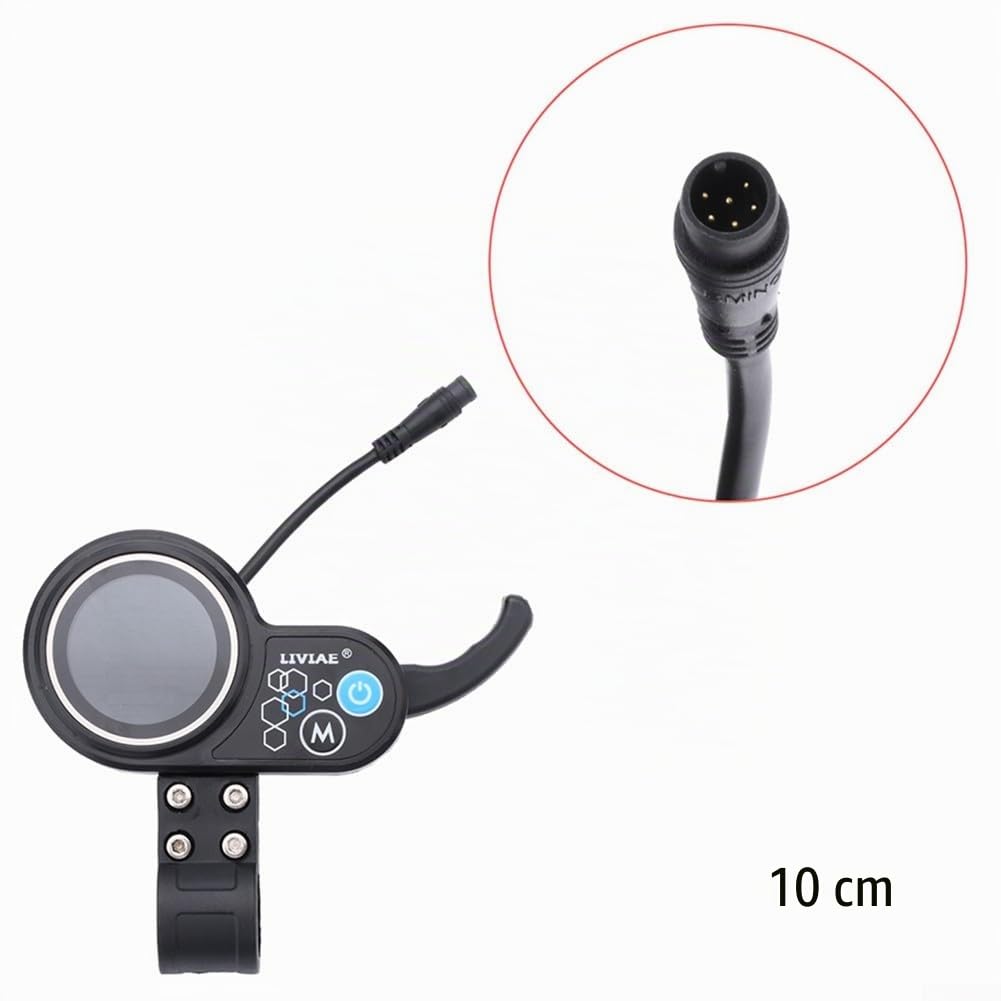 Écran LCD multifonction pour scooter électrique 6 broches pour contrôleur de scooter électrique Liviae