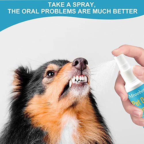 CIDBEST Dog Breath Freshener Spray, Pet Water Additive, Teeth & Gum Spray for Dogs &Cats, Dog Dental Care for Bad Pet Breath-Oral Mouth Care, No Brushing, Easy to Apply