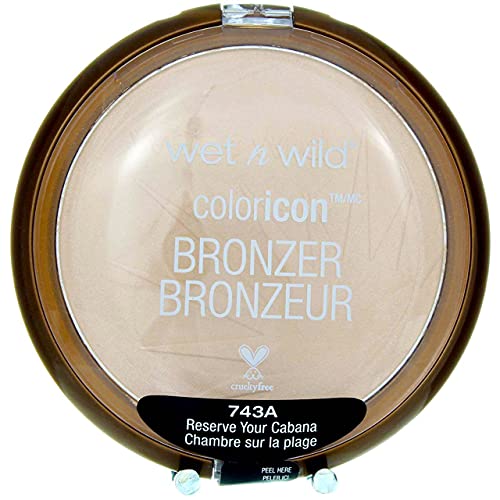 Wet n Wild Color Icon Bronzer with SPF 15, Reserve Your Cabana [743A] 0.46 oz ( Pack of 3 )