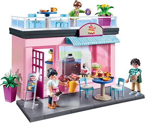 PLAYMOBIL City Life 70015 Mi Cafeter&iacute;a, A partir de 4 a&ntilde;os