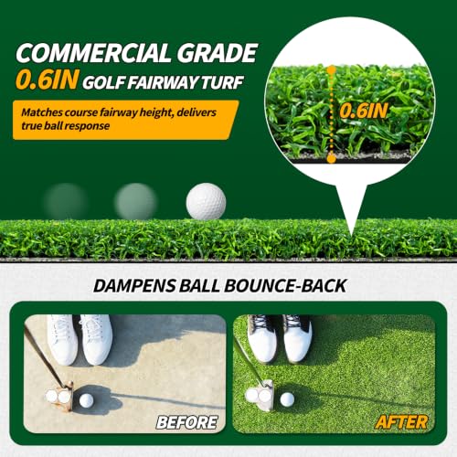 WICTTISPOSI 10x4.8ft Golf Turf Mat