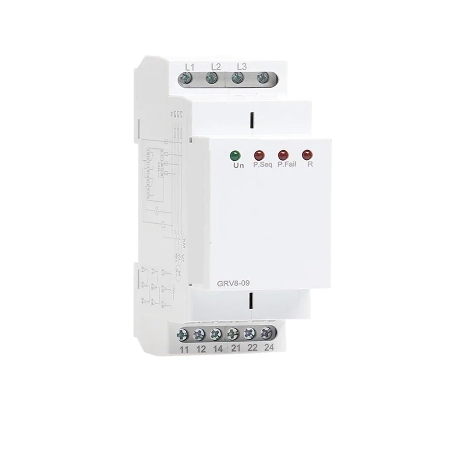 JHZXNMRU 380V overvoltage and undervoltage protection relay for three phase motor loss and sequence GRV8-10(GRV8-10 M265)