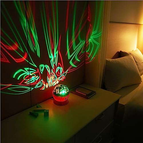 Idea Nuova Marvel Spiderman Rotating LED Projection Kids Lamp and Nightlight, 4.88"x 4.88"x 5.5" - Image 3