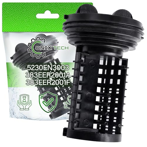 Filtro Lavadora para Bomba de Desagüe con Código Original 5230EN3003 5006EN3017 383EER2001A 383EER2001F para LG - Garantía de 5 Años - ONIX TECH