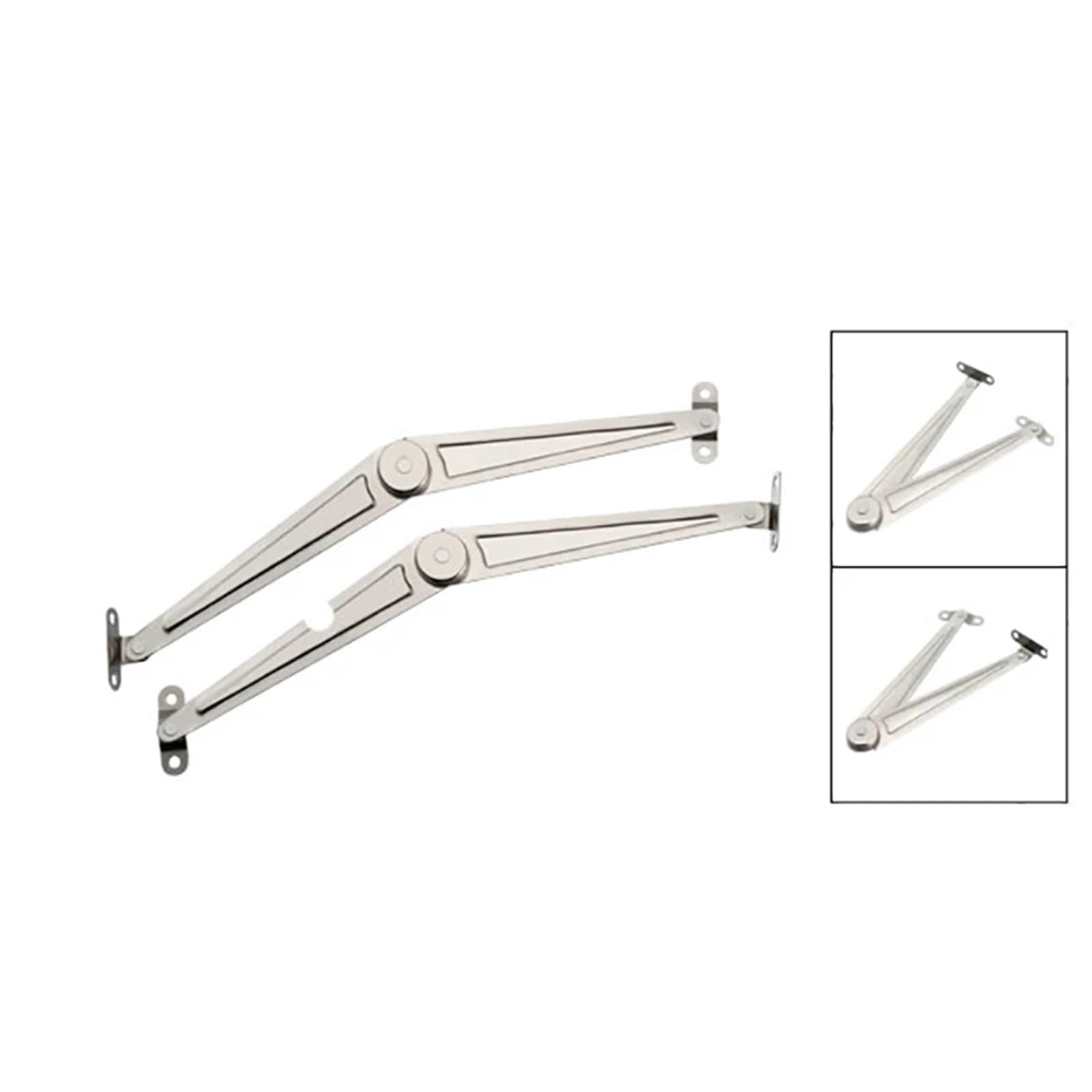 Cerniera Di Chiusura Del Mobile 2 pezzi Supporto for ante di armadietto Supporto for coperchio Cerniera Supporto for coperchio di mobili Cerniera con chiusura ammortizzata Ferramenta for mobili Per La