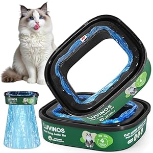 Luvinos Jumbo Nachfüllbeutel für Katzenstreu, 2 Stück