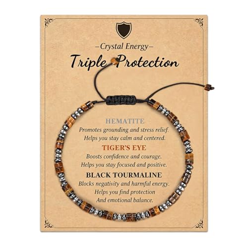 Bracelet hématite naturelle contre le stress pour retrouver calme et sérénité au bureau
