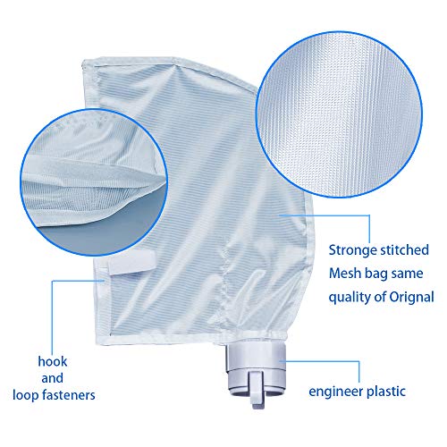 Pool Cleaner Bags Compatible with Polaris 360/380 Pool Vacuum Cleaner or Filter Parts (Hook & Loop)
